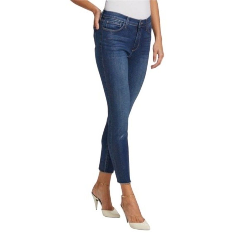 NWOT L'AGENCE | El Matador Shimmer Glitter-Coated Stretch Slim Fitβ Jeans